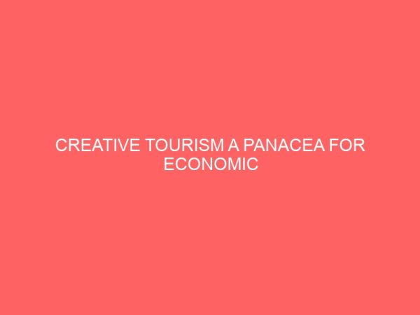 creative tourism a panacea for economic sustainability in abia state 2 31298