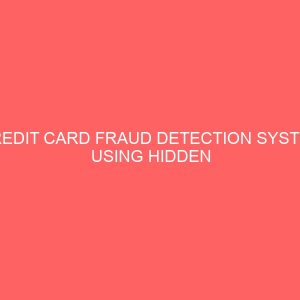 credit card fraud detection system using hidden markov model 23361