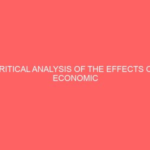 critical analysis of the effects of economic variations on real property management a case study of onitsha property market 13360