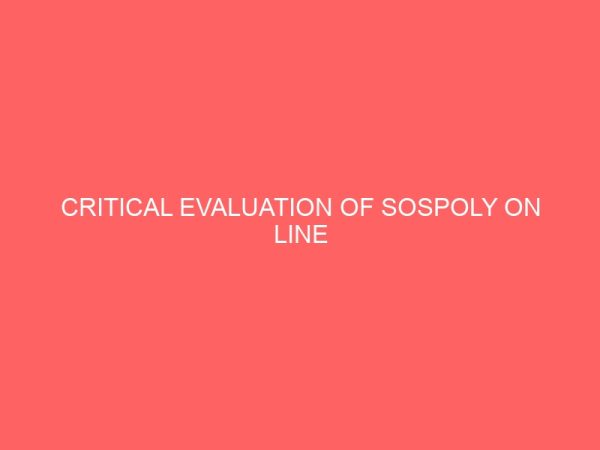 critical evaluation of sospoly on line registration a student user preception 29234