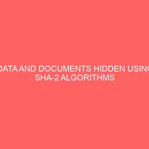 data and documents hidden using sha 2 algorithms and steganography 14091