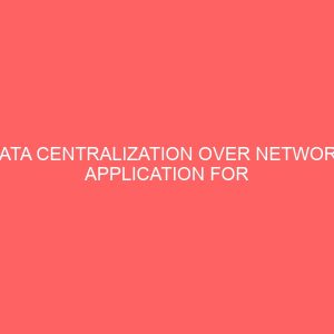 data centralization over network application for insurance services 24348