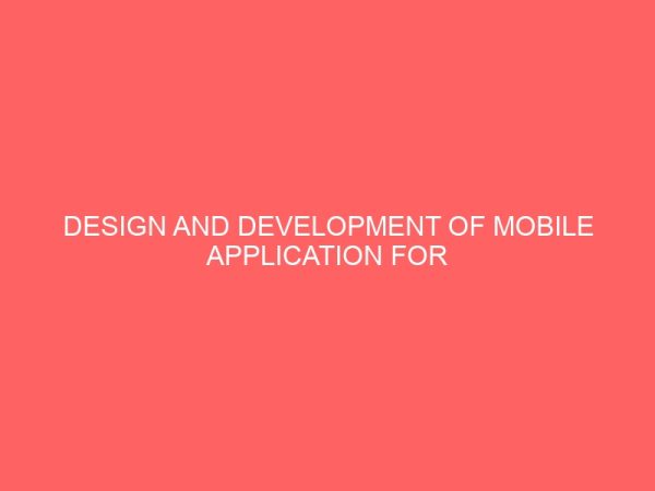 design and development of mobile application for small scale dry cleaning business 24208