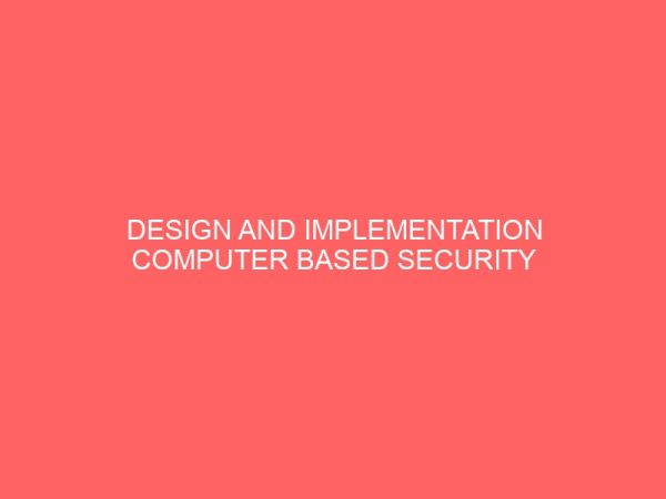 design and implementation computer based security and monitoring system for forensic experts 28589