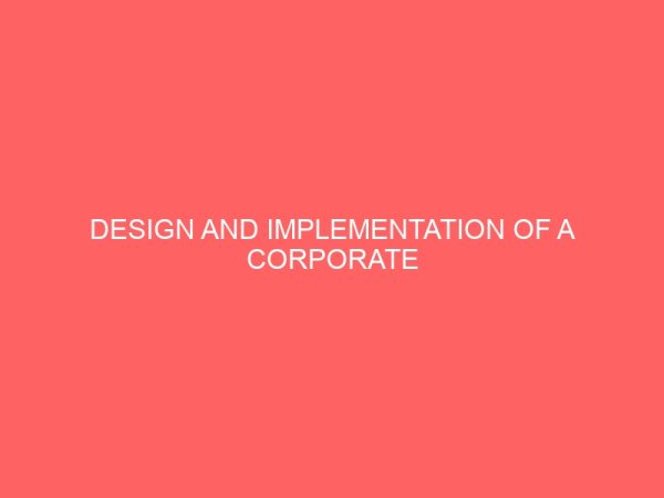 design and implementation of a corporate recruitment management system 24201
