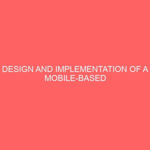 design and implementation of a mobile based timetable management system 24480