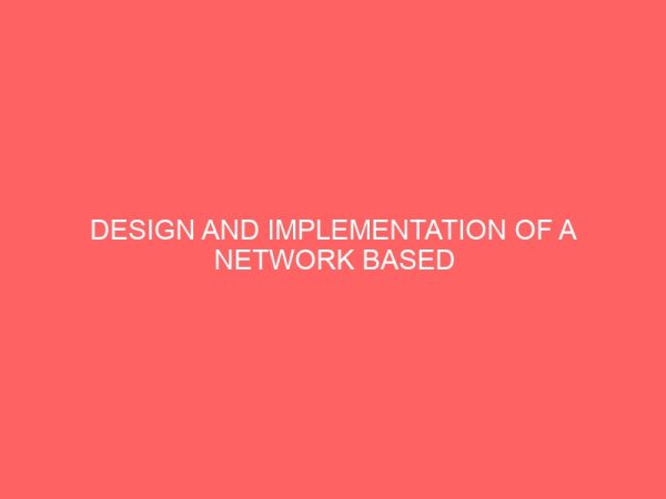 design and implementation of a network based security information system 2 28415