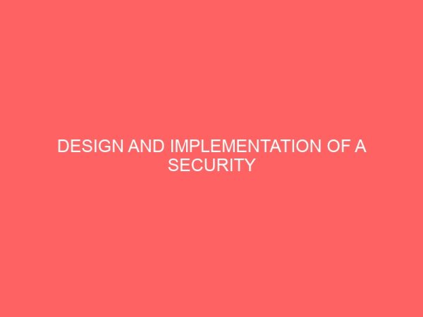 design and implementation of a security information system a case study of the nigerian police 12928