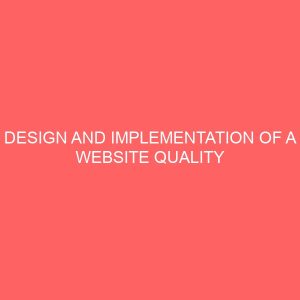 design and implementation of a website quality system with fuzzy neural network 24353