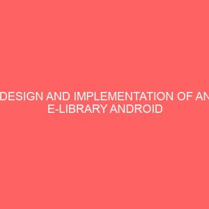 design and implementation of an e library android app 24006