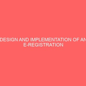 design and implementation of an e registration system 13989