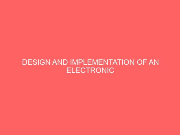design and implementation of an electronic learning portal 23951