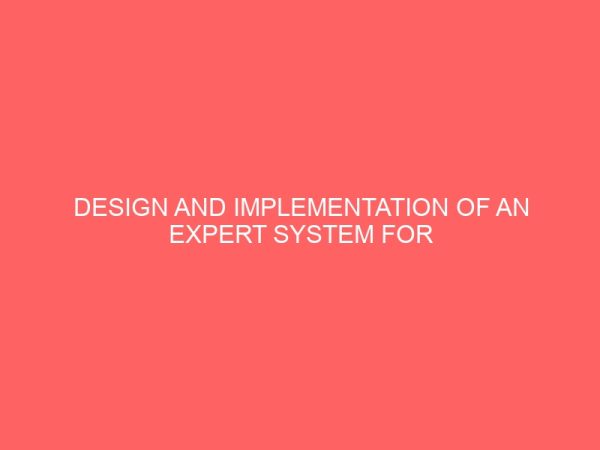 design and implementation of an expert system for financial planning and budgeting a case study of international glass industry ltd 14186