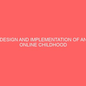 design and implementation of an online childhood immunization record system 24145
