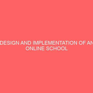 design and implementation of an online school fees payment system 24623