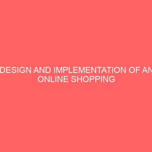 design and implementation of an online shopping system e commerce 23118