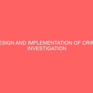 design and implementation of crime investigation system using biometric approach 22504