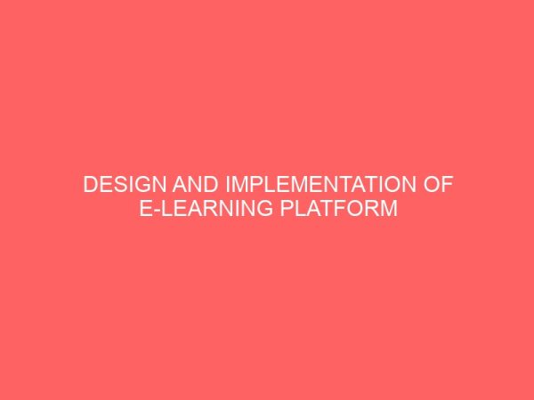 design and implementation of e learning platform for introduction to c programming language 25809
