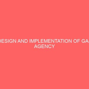 design and implementation of gas agency management system 24297