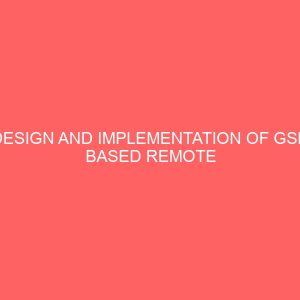 design and implementation of gsm based remote switching system 28632