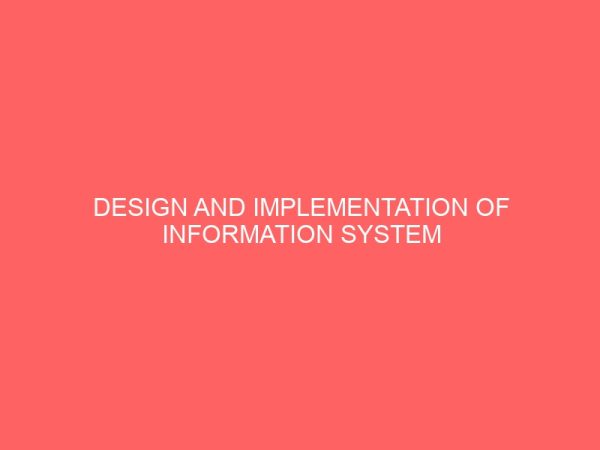 design and implementation of information system for hospital management 28529