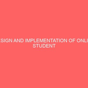 design and implementation of online student registration and payment system 25057
