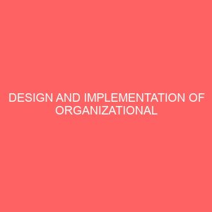 design and implementation of organizational website 28634