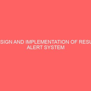 design and implementation of result alert system using sms technology 24739