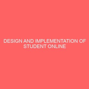 design and implementation of student online admission system 14139