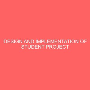 design and implementation of student project management and allocation system 2 25691