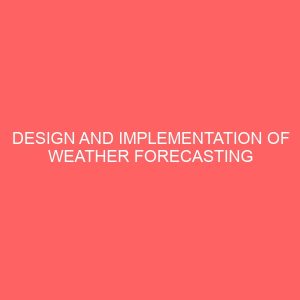 design and implementation of weather forecasting package for aviation industry 25514