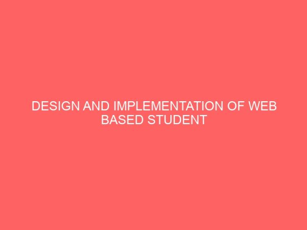 design and implementation of web based student management information system 13940