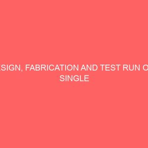 design fabrication and test run of a single column vegetable oil refiner 21640