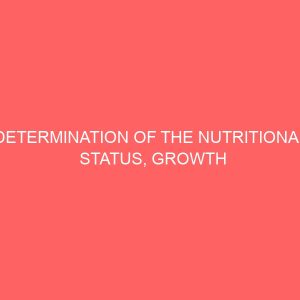determination of the nutritional status growth and body mass index of children in anambra state using vertical anthropometric measurements 32053