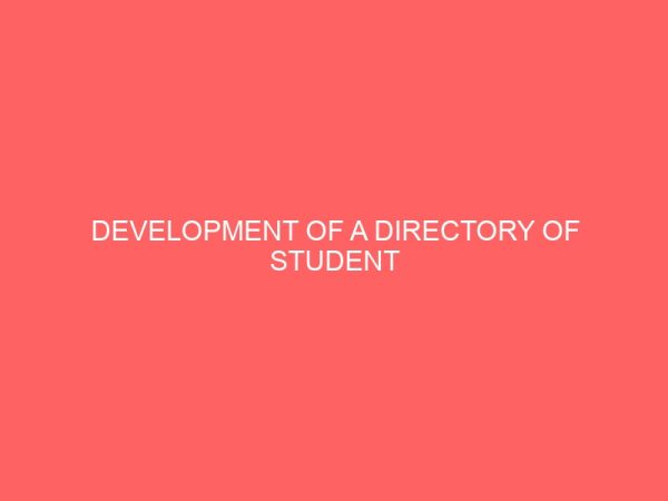 development of a directory of student disciplinary actions in crescent university 24901