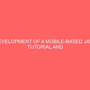 development of a mobile based java tutorial and certification system 24627