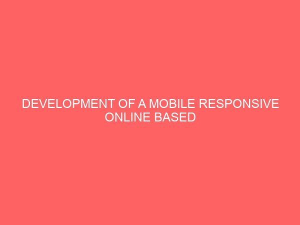 development of a mobile responsive online based test system with a 2 factor authentication mode 23033
