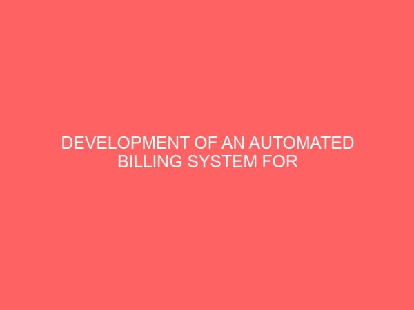 development of an automated billing system for boutique operations 23546