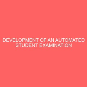 development of an automated student examination photo card system 23551
