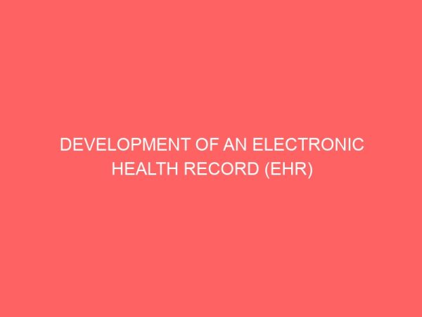 development of an electronic health record ehr encryption system 24906
