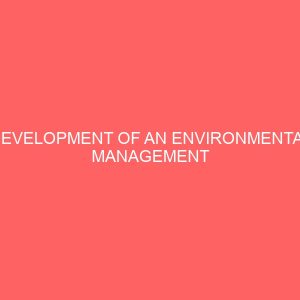 development of an environmental management information system emis 14098