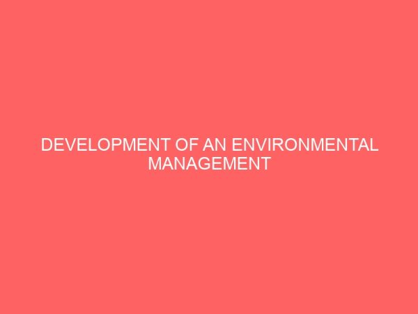 development of an environmental management information system emis 14098