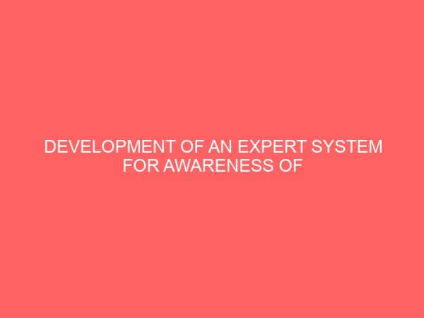 development of an expert system for awareness of hiv aids 24009