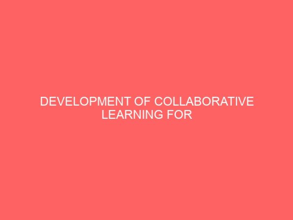 development of collaborative learning for students and schools 14093