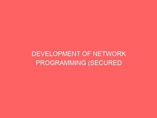 development of network programming secured client server chat application 28595