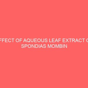 effect of aqueous leaf extract of spondias mombin on serum lipid profile 37667