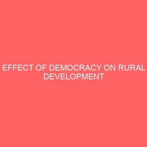 effect of democracy on rural development 106875