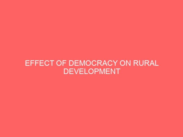 effect of democracy on rural development 106875