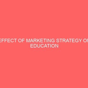 effect of marketing strategy on education 30613