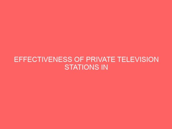 effectiveness of private television stations in cultural promotion 2 17445